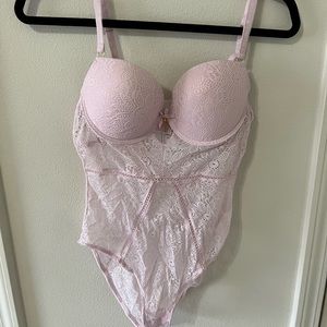 Pink Lace Teddy